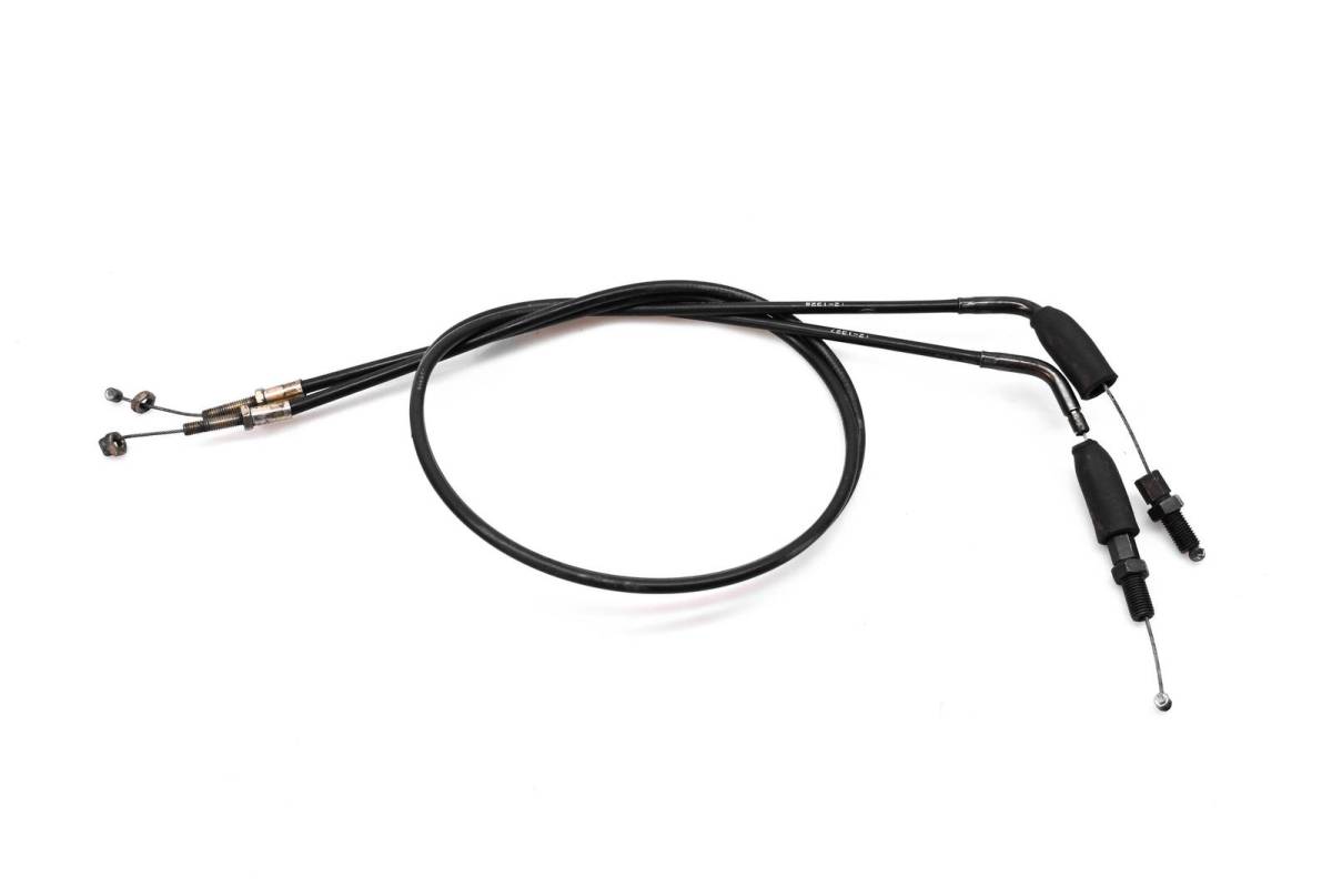 03 Kawasaki KLR650 Throttle Open & Closing Cables