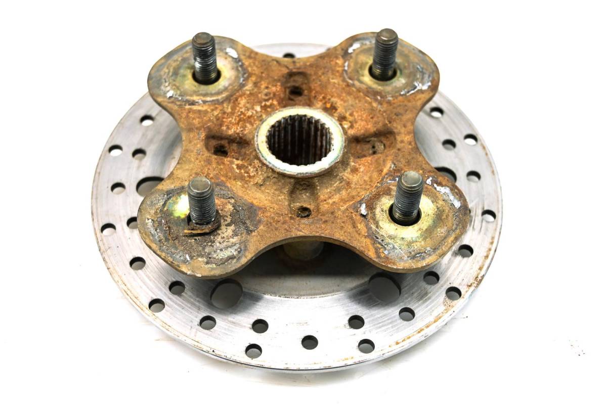 01 Yamaha Kodiak 400 4x4 Front Wheel Hub & Rotor Right Left YFM400F