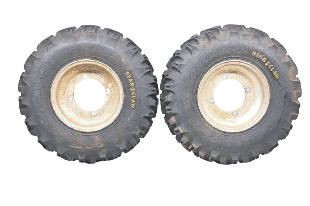 04 Polaris Scrambler 500 4x4 Front Wheels Rims & Tires 23X7-10 4/156 ...