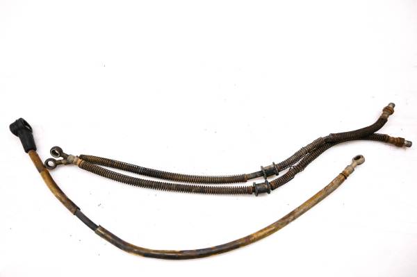 Yamaha - 02 Yamaha Warrior 350 4x4 Front Brake Lines YFM350