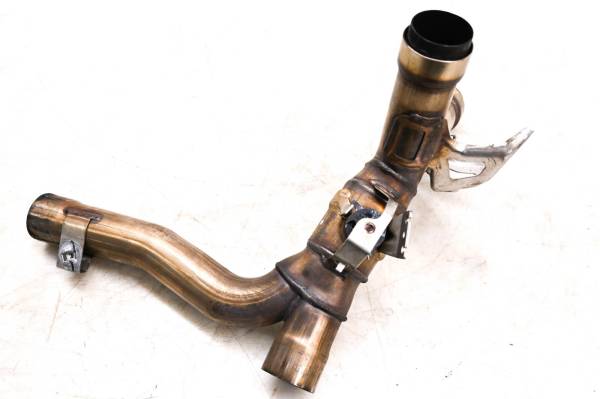 Ducati - 14 Ducati Monster 796 ABS Horizontal Exhaust Center Pipe & Valve