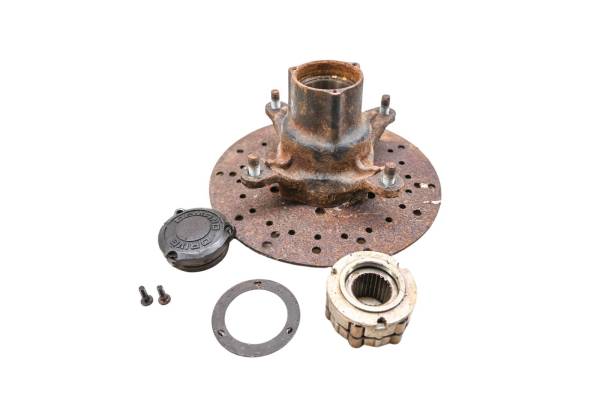 Polaris - 02 Polaris Sportsman 500 6x6 Front Wheel Hub & Rotor Left Right