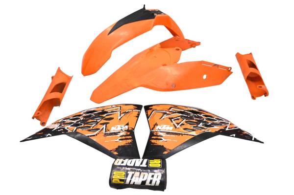 KTM - 08 KTM 450 EXC-R Front Rear Left & Right Side Fender Plastics