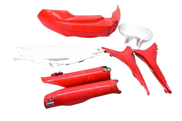 Honda - 12 Honda CRF250R Front Fender & Left Rear Number Side Panel Radiator Covers