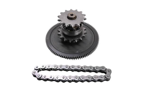 Polaris - 02 Polaris Scrambler 500 4x4 Transmission Output Gears & Silent Chain