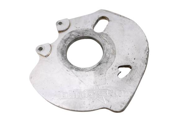 Blingstar - 08 Can-Am DS450 Rear Brake Caliper Mounting Bracket Rotor Guard Blingstar