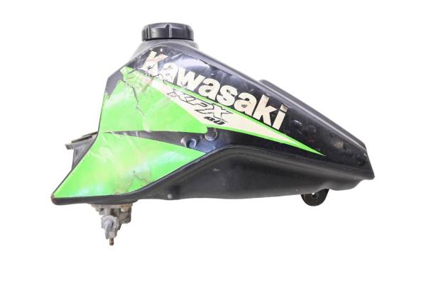 Kawasaki - 06 Kawasaki KFX80 Gas Tank & Fuel Petcock