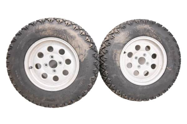 Suzuki - 00 Suzuki Quadmaster 500 4x4 Front Wheels Rims & Tires 25X8-12 4/90 LTA500F