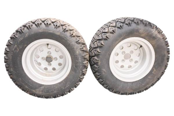 Suzuki - 00 Suzuki Quadmaster 500 4x4 Rear Wheels Rims & Tires 25X10.5-12 4/90 LTA500F