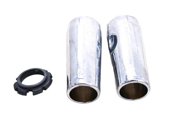 Yamaha - 07 Yamaha V-Star 650 Upper Front Fork Tubes Covers Left & Right XVS650