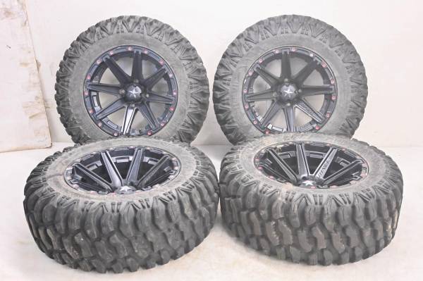 MSA - 18 Yamaha YXZ1000R EPS SS Front & Rear Wheels Rims & Tires 26X9-14 4/110 MSA