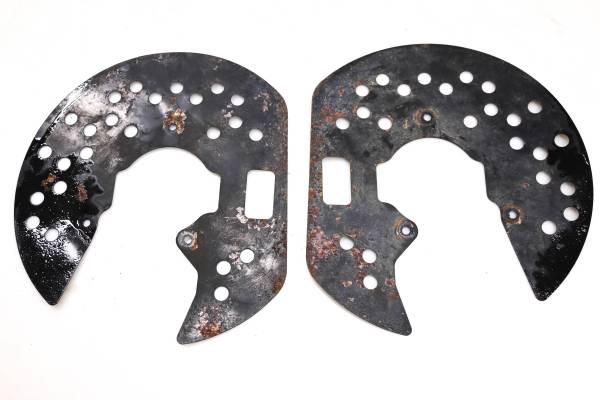 Suzuki - 05 Suzuki Eiger 400 4x4 Front Brake Dust Guard Covers Left Right LTF400F