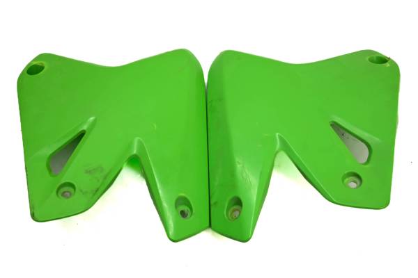 Kawasaki - 03 Kawasaki KLX400R Gas Tank Side Covers Panels Fenders Left & Right DRZ400