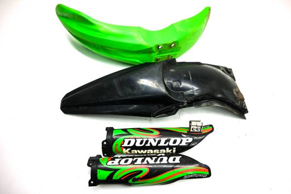 Kawasaki - 11 Kawasaki KX250F Front & Rear Fenders & Fork Guards Left & Right