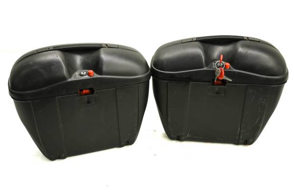 14 BMW G650GS Sertao Rear Saddle Bag Storage Boxes Left & Right GIVI