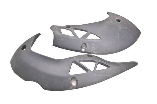 Kawasaki - 08 Kawasaki Versys 650 Exhaust Pipe Covers Left & Right KLE650