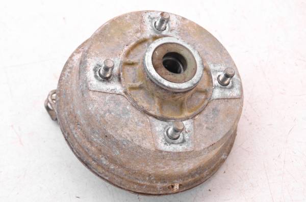 Kawasaki - 02 Kawasaki Bayou 220 2x4 Front Left Brake Drum Assembly KLF220