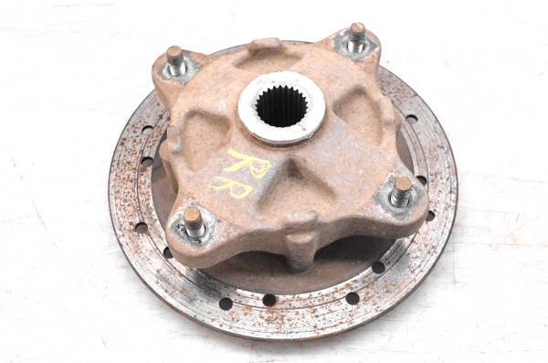 Polaris - 04 Polaris Sportsman 500 HO 4x4 Rear Right Wheel Hub & Rotor