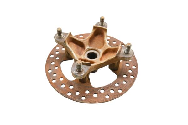 Kawasaki - 03 Kawasaki Prairie 360 Front Wheel Hub & Rotor Left Right KVF350