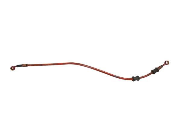 Aftermarket - 05 Suzuki GSXR600 Stainless Rear Brake Line Red Aftermarket