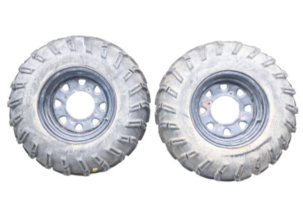 ITP - 06 Polaris Sportsman 700 4x4 Rear Wheels Rims & Tires 25X10-12 4/156 Mud Lite ITP