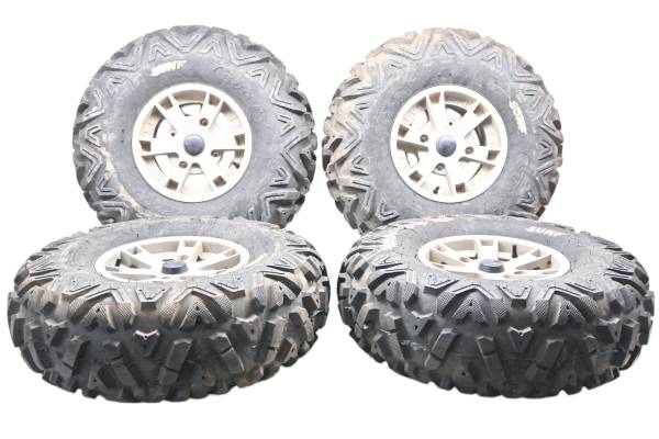 Can-Am - 06 Can-Am Outlander 400 XT MAX Front & Rear Wheels Rims & Tires 27X11-12 27X9-12 4/137