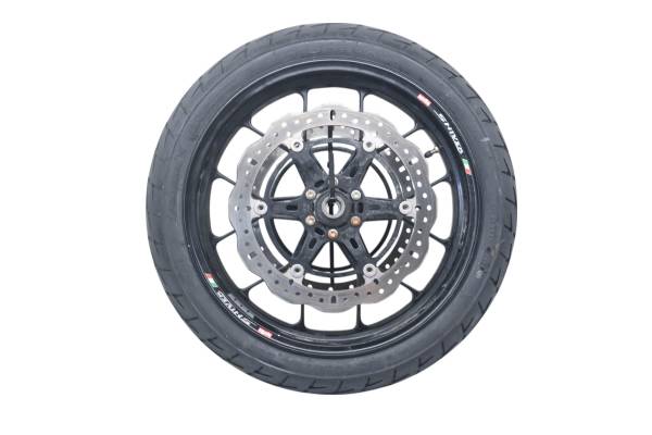 Aprilia - 12 Aprilia Shiver 750 Front Wheel Rim & Tire & Rotor 120/70Zr17 SL750
