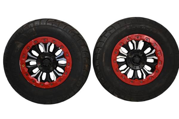 Yamaha - 16 Yamaha YXZ1000R EPS 4x4 Front Wheels Rims & Tires 4/110 14X6.5 Sunf 26X8-14