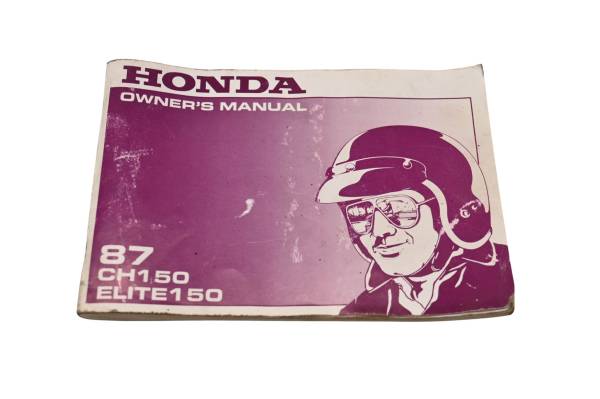 Honda - 87 Honda Elite 150 Owners Manual CH150