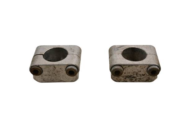 Aftermarket - 02 Suzuki RM85 Oversized Handlebar Clamps 1-1/8" Fat Bar Adapters Aftermarket