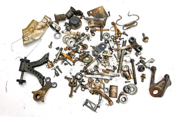 Yamaha - 01 Yamaha Kodiak 400 4x4 Hardware Set Nuts & Bolts YFM400F