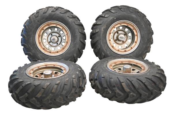 ITP - 03 Suzuki Vinson 500 4x4 Front & Rear Wheels Rims & Tires 4/110 25X8-12 25X10-12 Cst ITP LTA500F