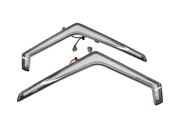 17 Polaris RZR XP Turbo Led Front Fang Accent Lights Left & Right XTC