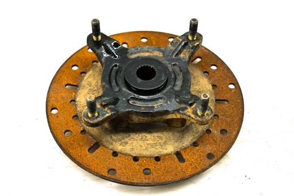Polaris - 18 Polaris Ranger Crew 570 4x4 Front Wheel Hub & Rotor Left Right