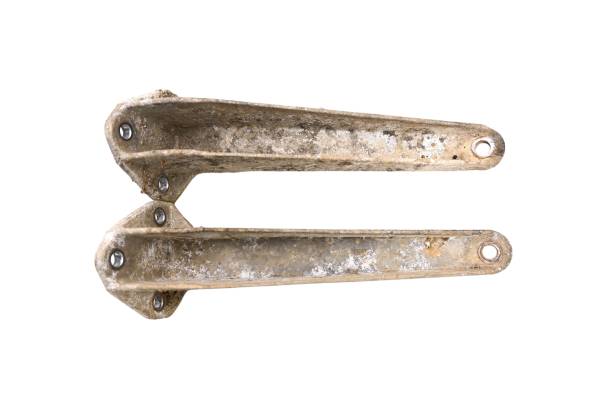 Kawasaki - 02 Kawasaki Prairie 650 4x4 Rear Fender Support Brackets Mounts KVF650