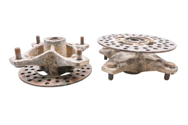 Yamaha - 03 Yamaha Raptor 660 Front Wheel Hubs & Rotors Left & Right YFM660R