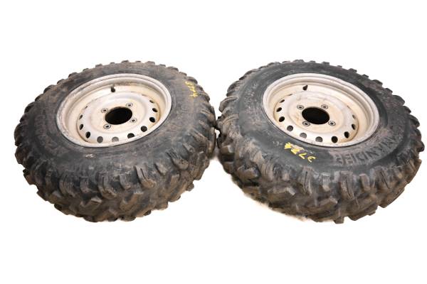 Kawasaki - 08 Kawasaki Brute Force 750 4x4i Rear Wheels Rims & Tires At25X8-12 KVF750