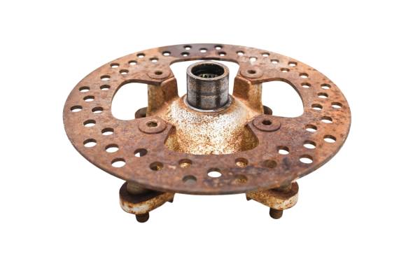 Kawasaki - 02 Kawasaki Prairie 650 4x4 Front Wheel Hub & Rotor KVF650