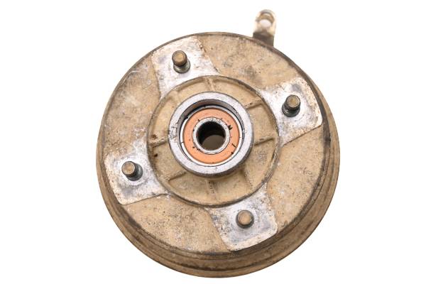 Kawasaki - 95 Kawasaki Bayou 220 2x4 Front Left Brake Drum Assembly KLF220