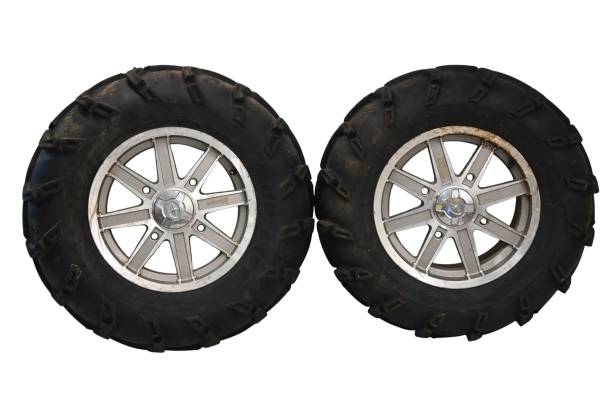 Polaris - 12 Polaris Sportsman 850 XP 4x4 Rear Wheels Rims & Tires 28X12-14 4/156 14X7.5 Itp Mudlite
