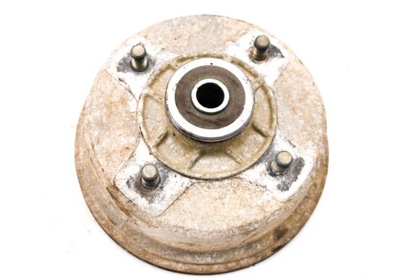 Kawasaki - 01 Kawasaki Bayou 220 2x4 Front Brake Drum Hub Assembly KLF220