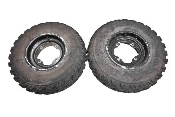 Yamaha - 07 Yamaha Raptor 350 2x4 Front Wheels Rims & Tires 21X7-10 4/156 YFM350R