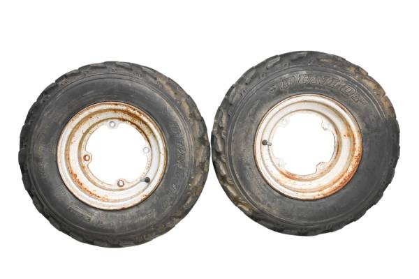 Suzuki - 87 Suzuki Quad Runner 230 2x4 Front Wheels Rims & Tires Dunlop At21X7-10 LT230EH