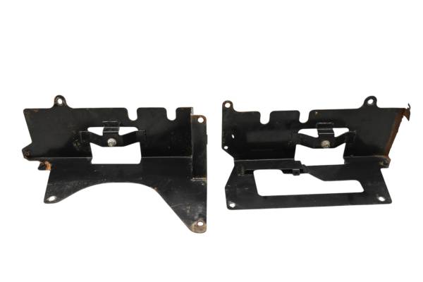 Kawasaki - 08 Kawasaki Teryx 750 LE Left & Right Seat Lock Plates Brackets Mounts KRF750