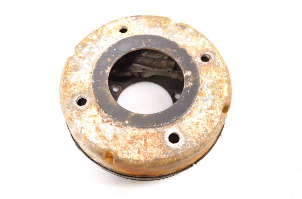 Suzuki - 92 Suzuki Quadrunner 250 2x4 Front Left Brake Drum & Plate LTF250