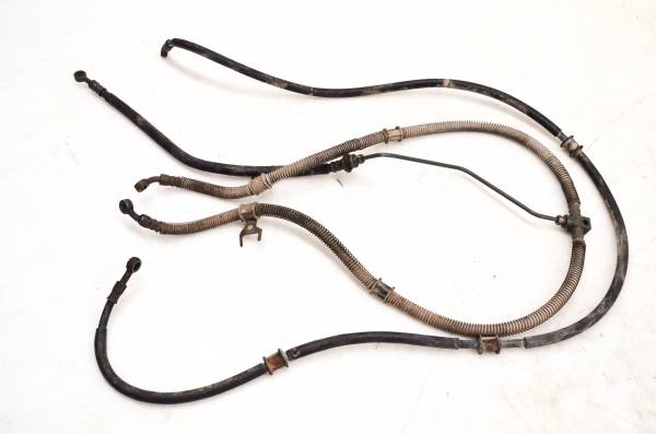 Yamaha - 01 Yamaha Kodiak 400 4x4 Front & Rear Brake Lines YFM400