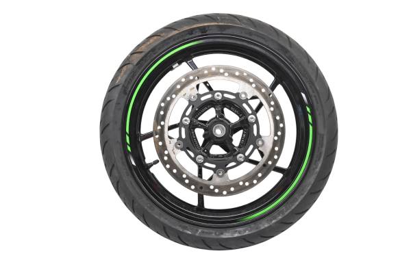 Kawasaki - 25 Kawasaki Ninja 500 Front Wheel Rim & Tire 110/70 R17 EX500