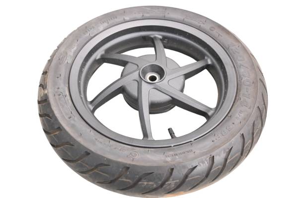 Kymco - 14 Kymco Super 8 50 2T Rear Wheel Rim & Tire 120/80-14 KF10CD
