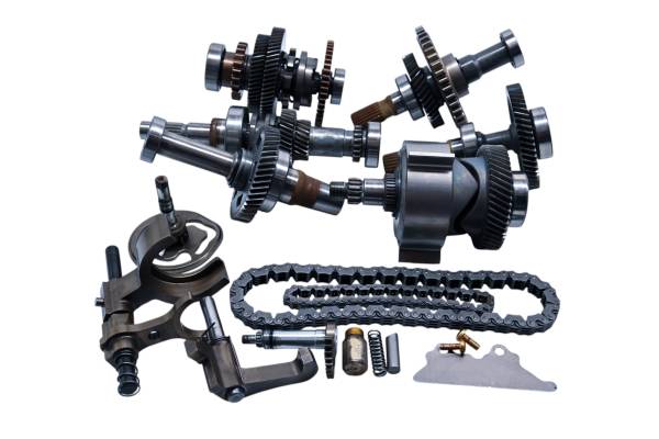 Polaris - 10 Polaris Sportsman 550 XP 4x4 Transmission Shift Forks & Drum