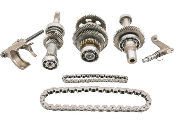 Polaris - 10 Polaris Sportsman 550 XP 4x4 Transmission Shift Forks & Drum